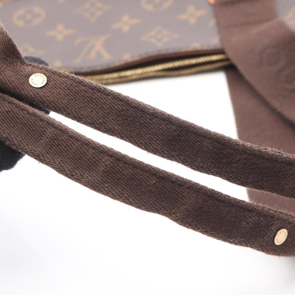 Louis Vuitton Cabas Bobour Tote Bag Canvas Leather Monogram Brown - Picture 5 of 8